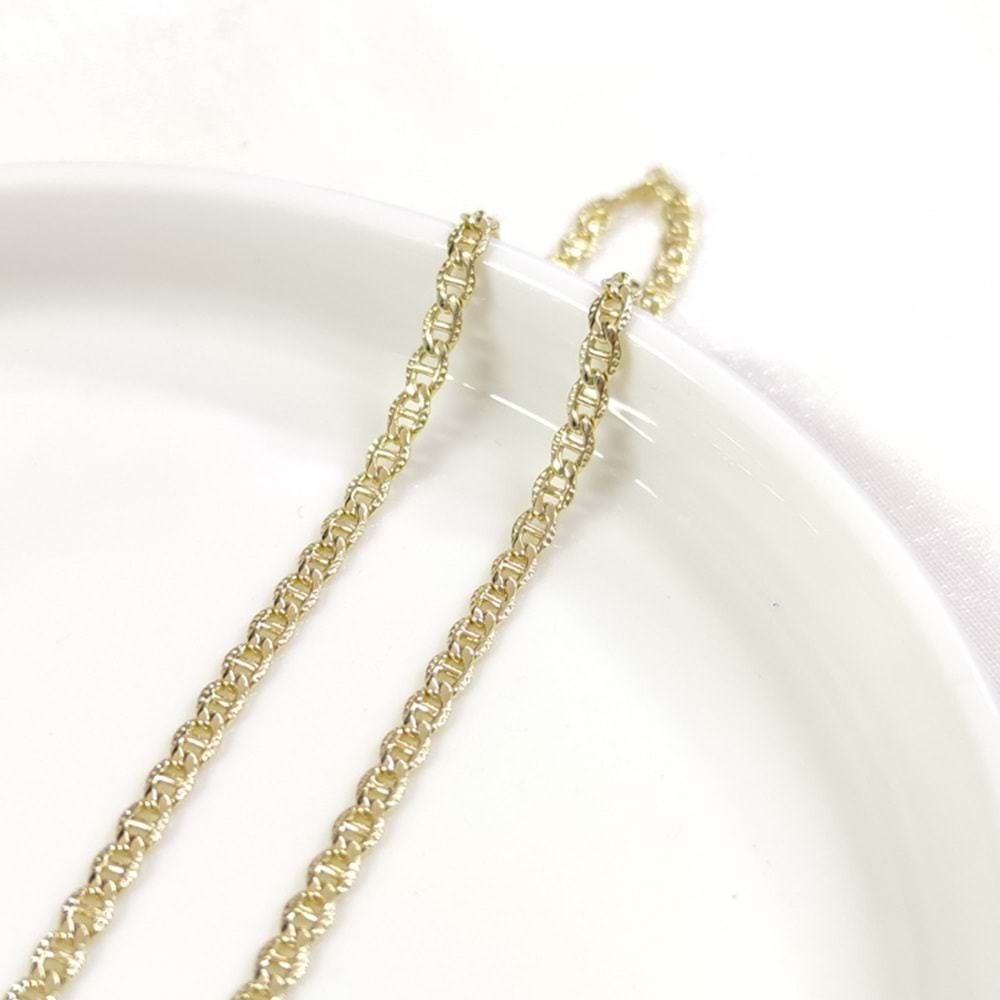 XUPING 4 MM GEMİCİ ZİNCİR KOLYE 45 CM GOLD