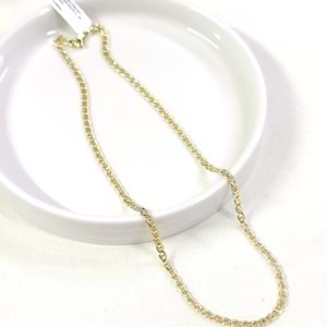 XUPING 4 MM GEMİCİ ZİNCİR KOLYE 45 CM GOLD
