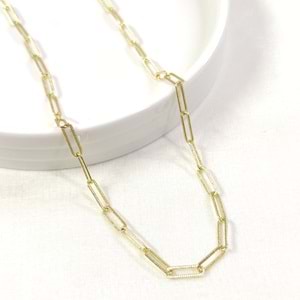 XUPING 50 CM DESENLİ ATAÇ ZİNCİR KOLYE GOLD