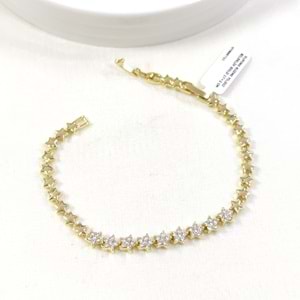 XUPING SÜZME YILDIZ BİLEKLİK GOLD 17+2 CM