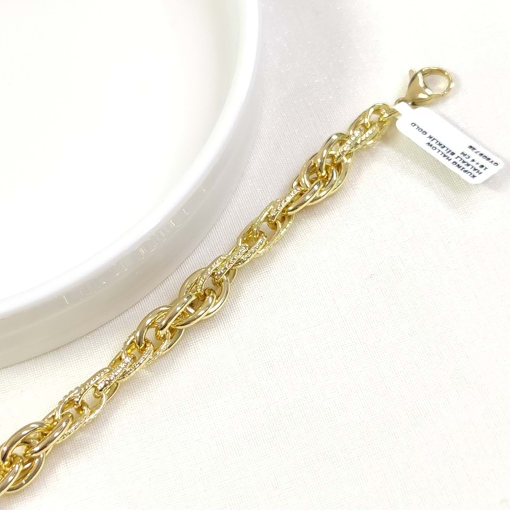 XUPING HALLOW HALKALI BİLEKLİK GOLD 18+4 CM