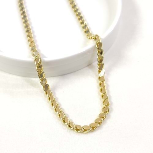 XUPING 5 MM ARPA ZİNCİR 45 CM KOLYE GOLD