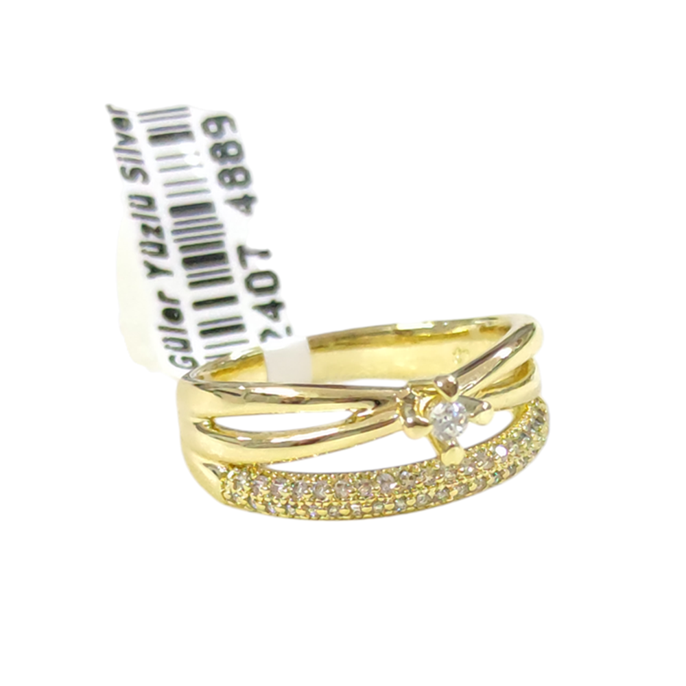 XUPING BİRLEŞİK TEKTAŞ ALYANS KOMBİN YÜZÜK GOLD - 11