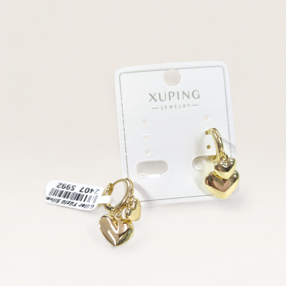 XUPING 12MM KALP 9MM HALKA KÜPE GOLD