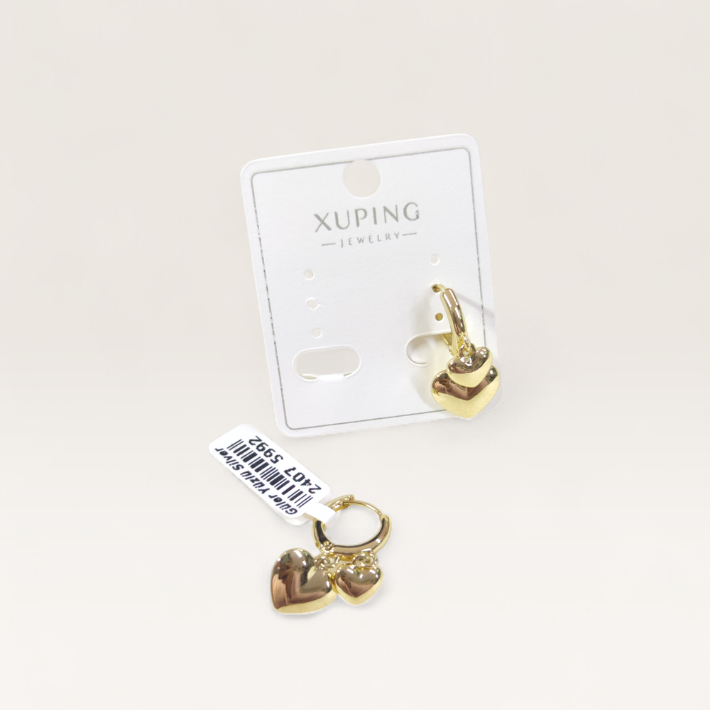 XUPING 12MM KALP 9MM HALKA KÜPE GOLD