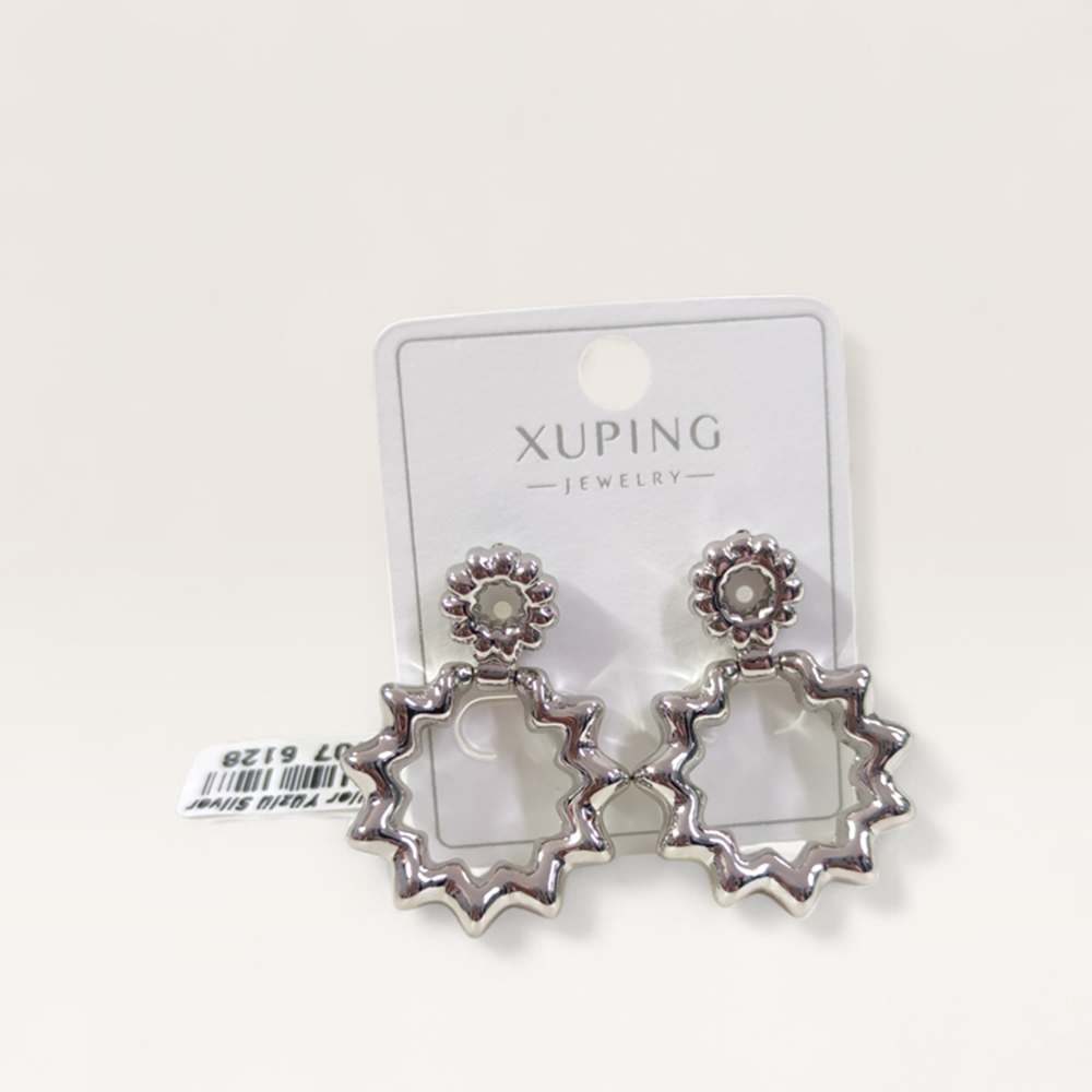 XUPING 32 MM GÜNEŞ ÇİVİ KÜPE BEYAZ