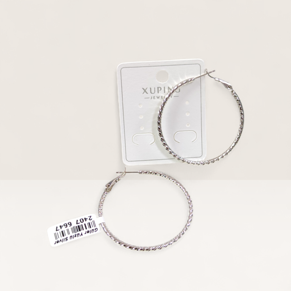 XUPING 4 CM BURGU HALKA KÜPE BEYAZ