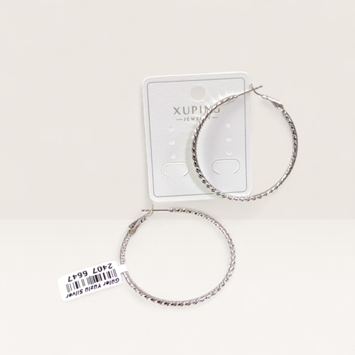 XUPING 4 CM BURGU HALKA KÜPE BEYAZ