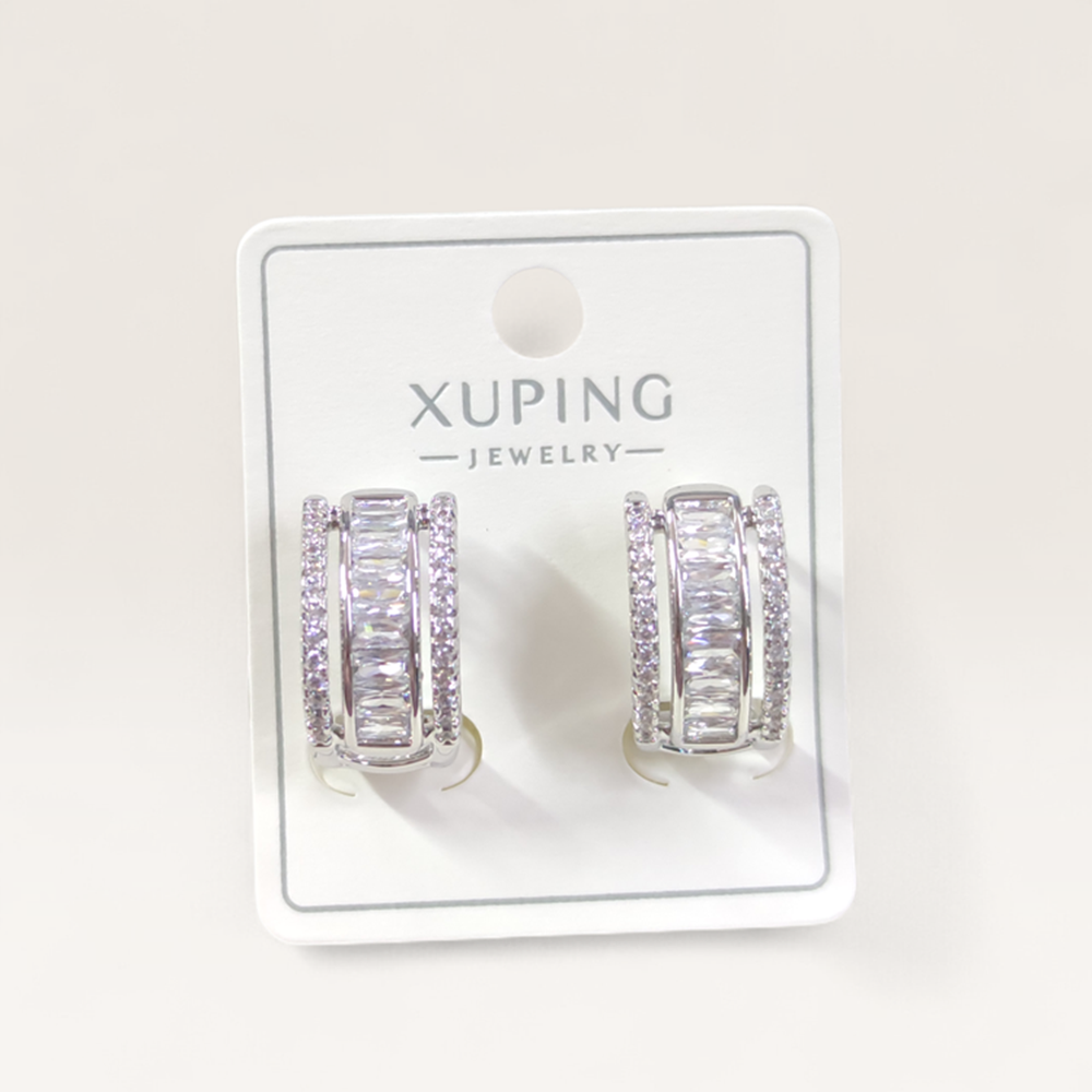 XUPING 15 MM KALIN HALKA BAGET KÜPE BEYAZ