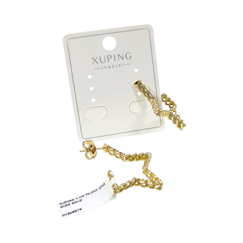 XUPING 3 CM YILDIZ ÇİVİ KÜPE GOLD