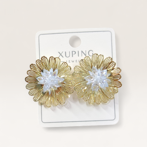 XUPING 25 MM LOTUS ÇİVİ KÜPE GOLD