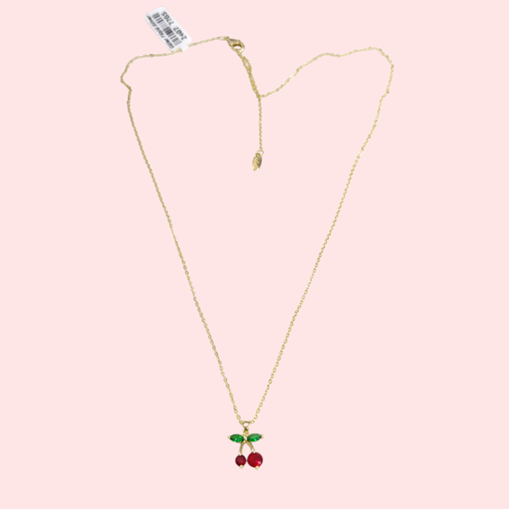 XUPING KİRAZ KOLYE 45+5 CM GOLD