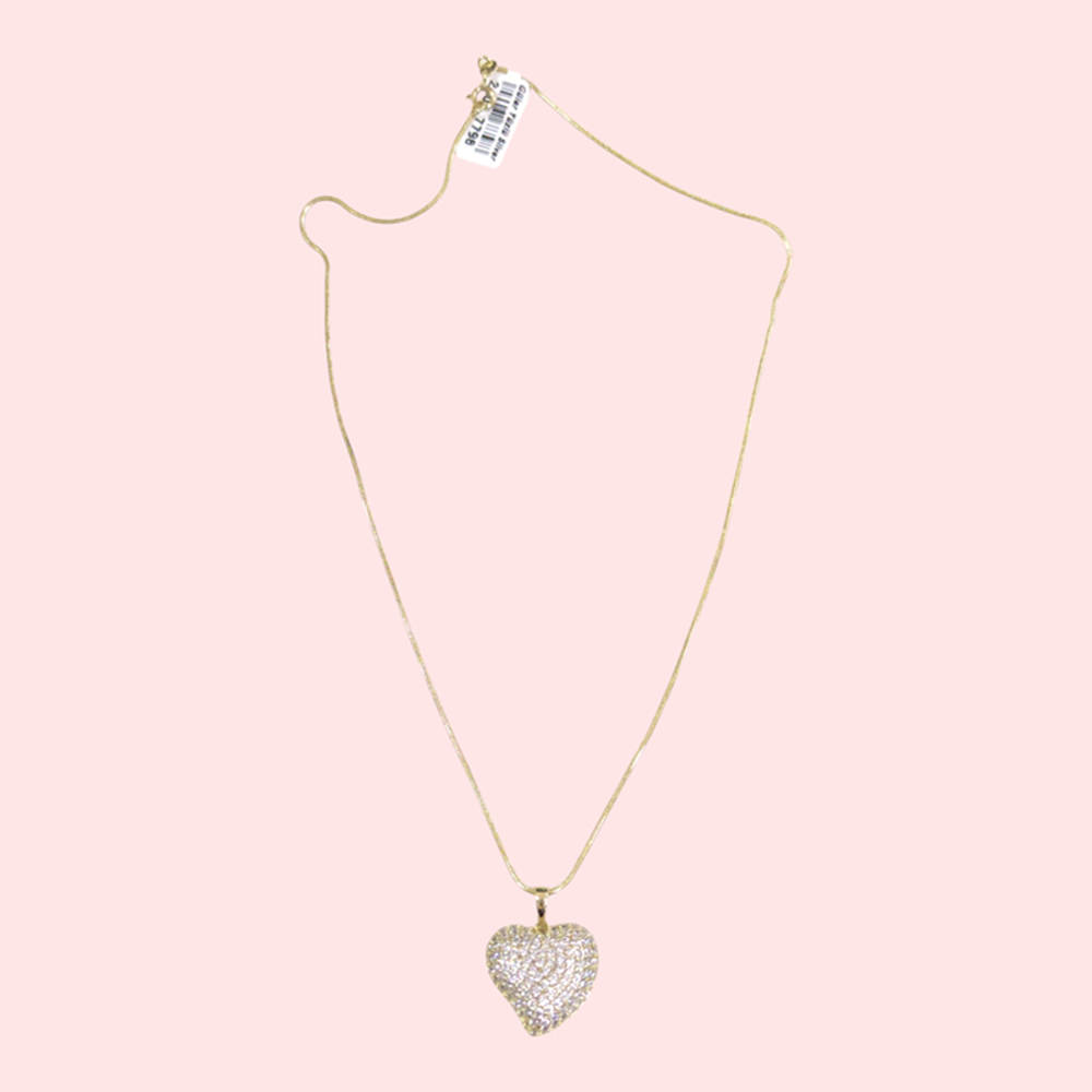 XUPING 2 CM DAMLA MODELİ ALLAH LAFZI KOLYE 50 CM GOLD