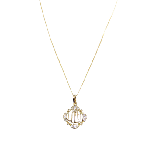 XUPING 20 MM ALLAH LAFZI KOLYE 45 CM GOLD