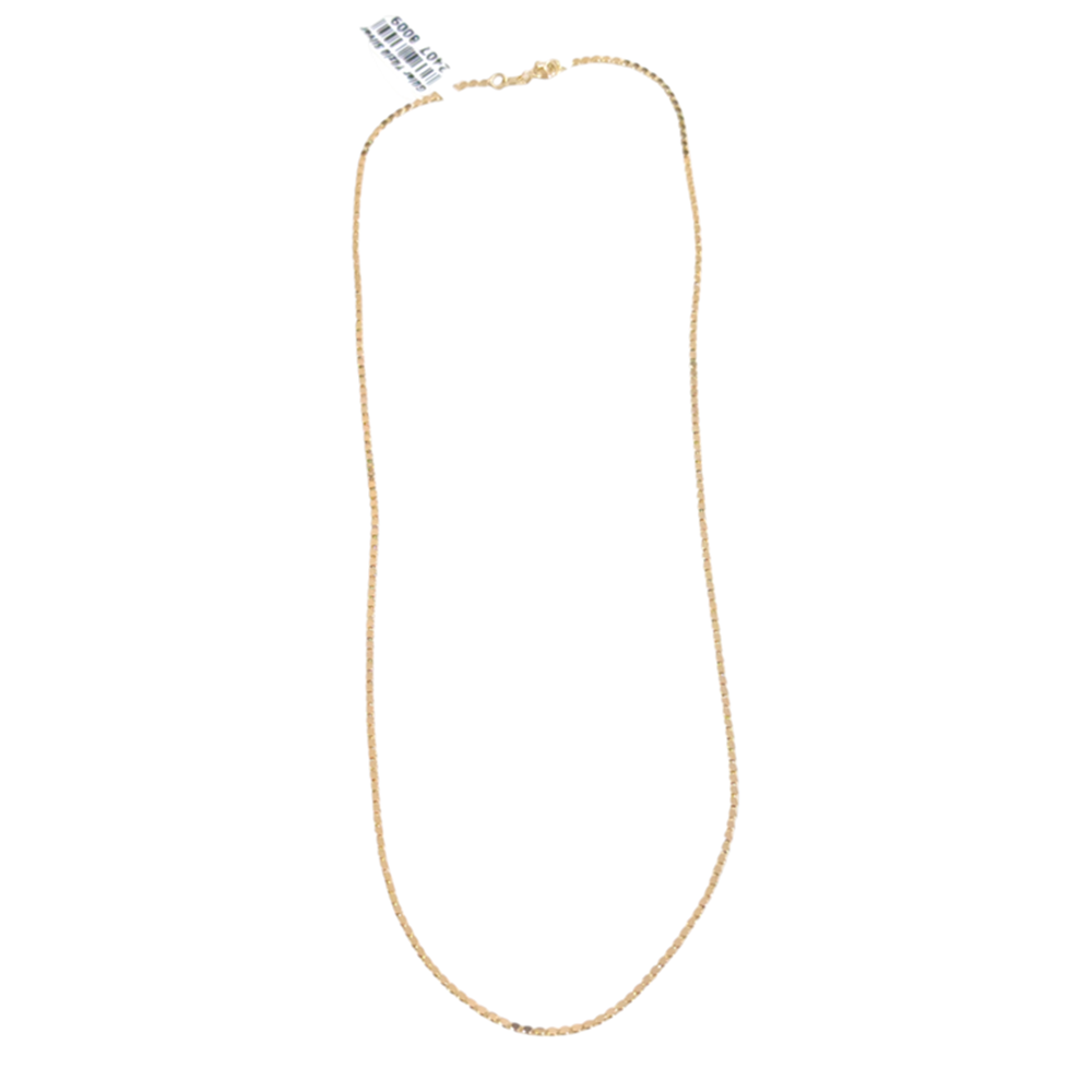 XUPING 2 MM İNCE EZME PUL KOLYE 45 CM GOLD - ROSE BAKIR