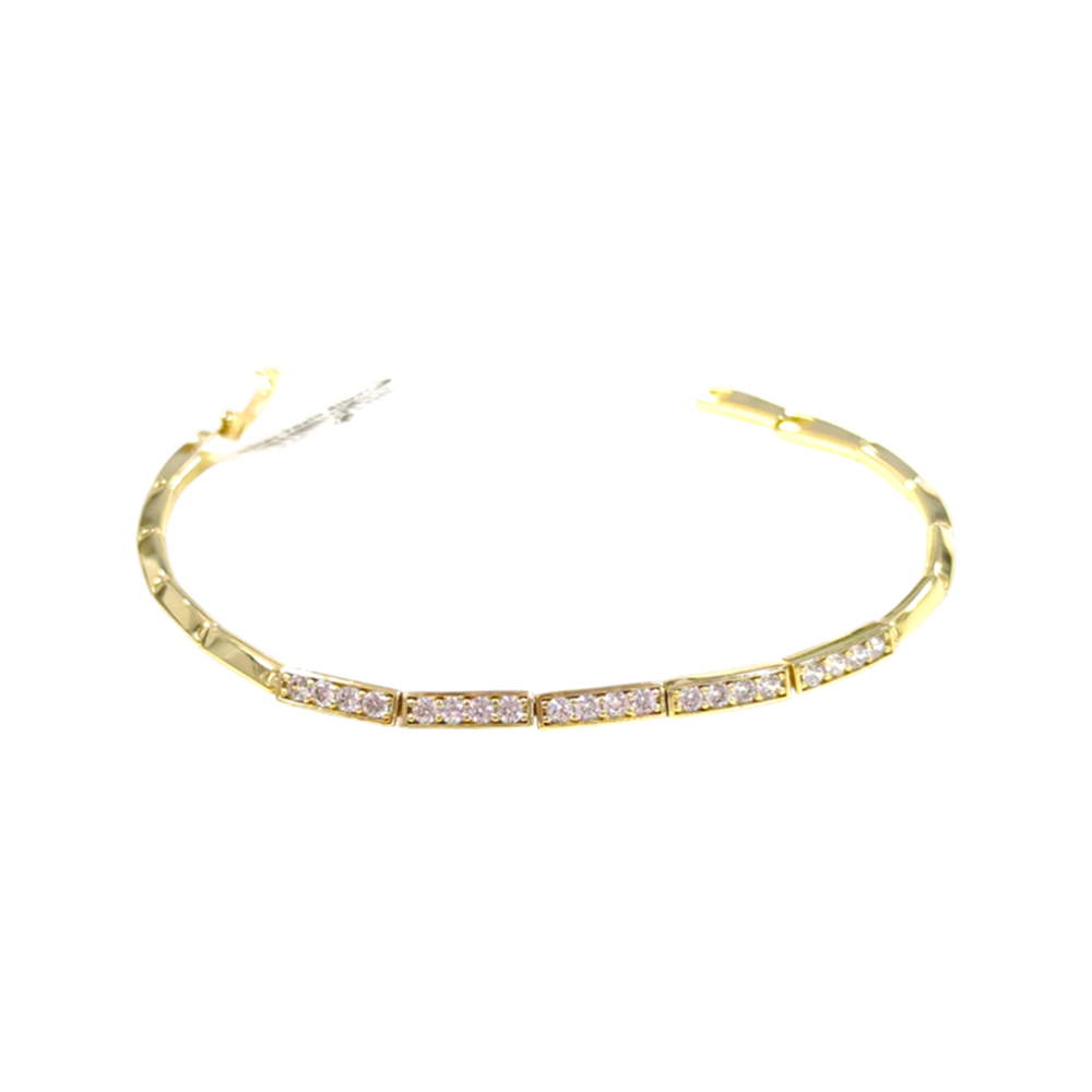 XUPING TAŞ DETAYLI BİLEKLİK 18 CM GOLD