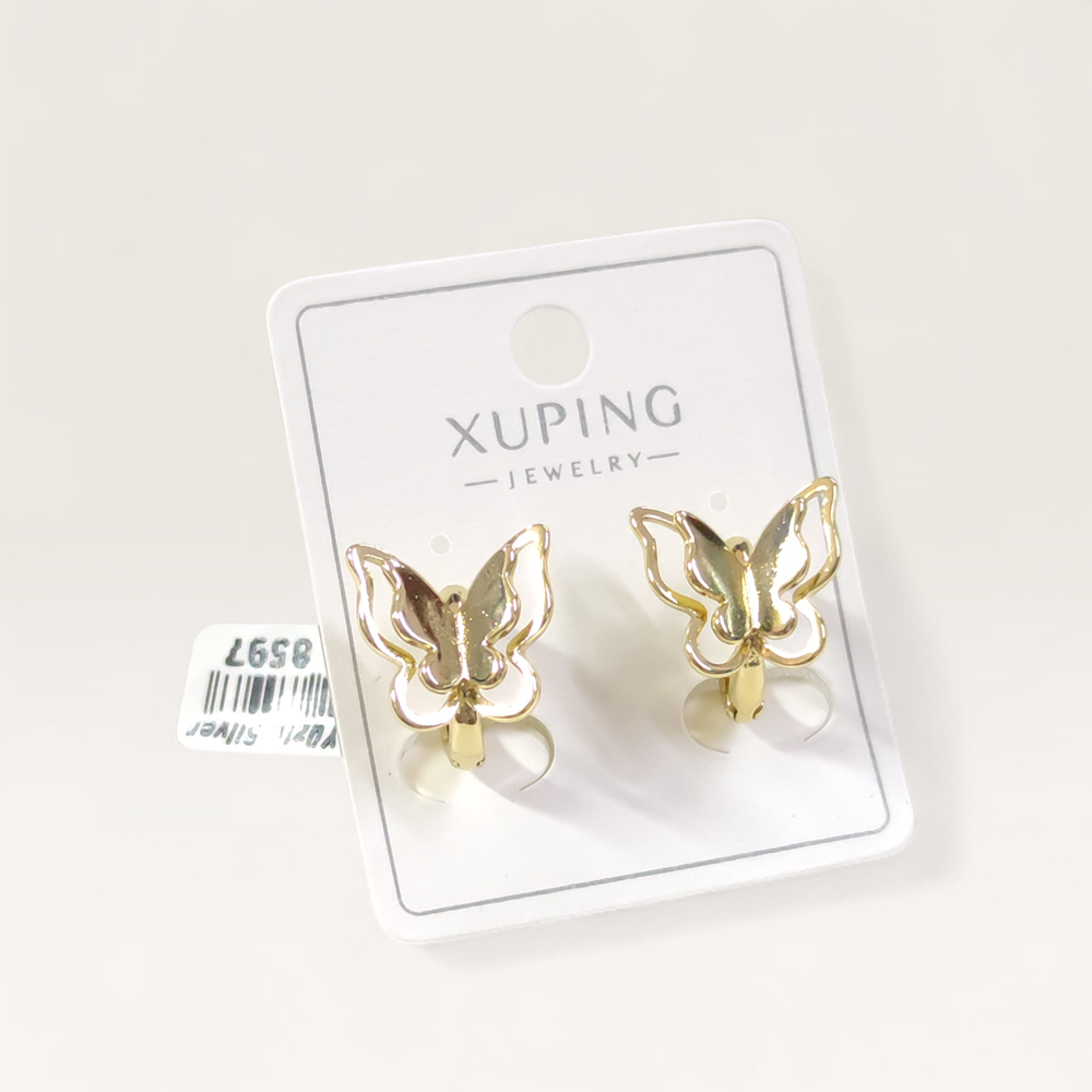 XUPING 13 MM KELEBEK 10 MM HALKA KÜPE GOLD