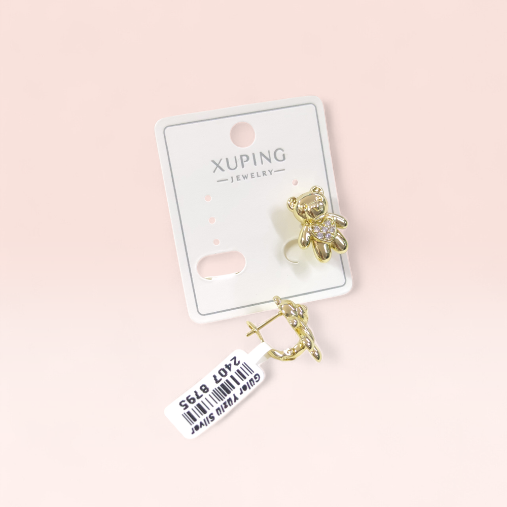 XUPING 16 MM AYICIK HALKA KÜPE BEYAZ