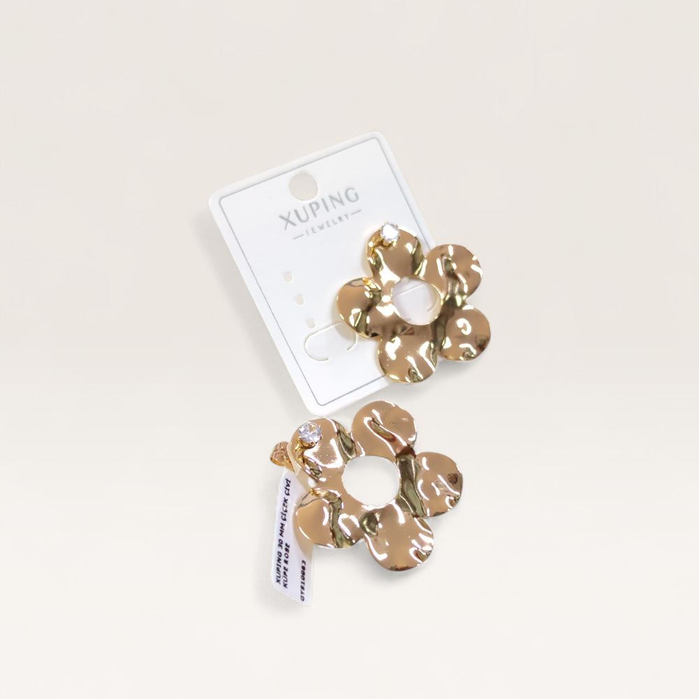 XUPING 30 MM ÇİÇEK ÇİVİ KÜPE ROSE