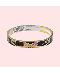 ÇELİK 58 MM SİYAH KELEBEK MİNELİ BİLEZİK