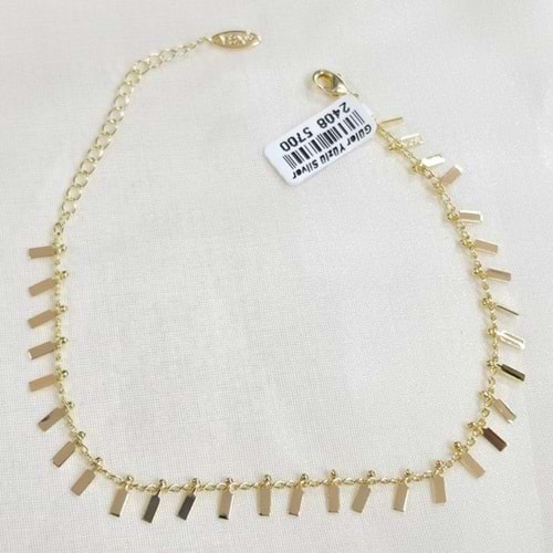 YSX JEWELRY ÇUBUK HALHAL GOLD 20+5 CM