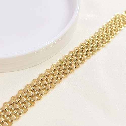 XUPING 17 MM KALIN BİLEKLİK 19 CM GOLD