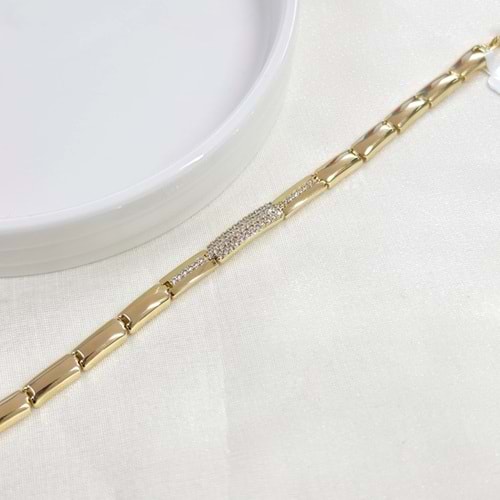 XUPING 5 MM TAŞLI PLAKA BİLEKLİK 17 CM