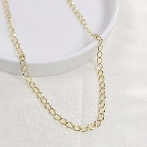 XUPING 4 MM HALKA ZİNCİR KOLYE 45 CM GOLD