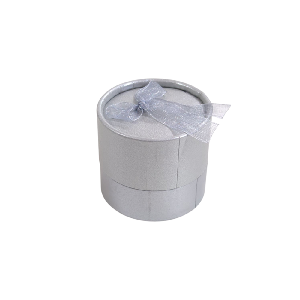 SİLİNDİR YÜZÜK KUTUSU - GRİ