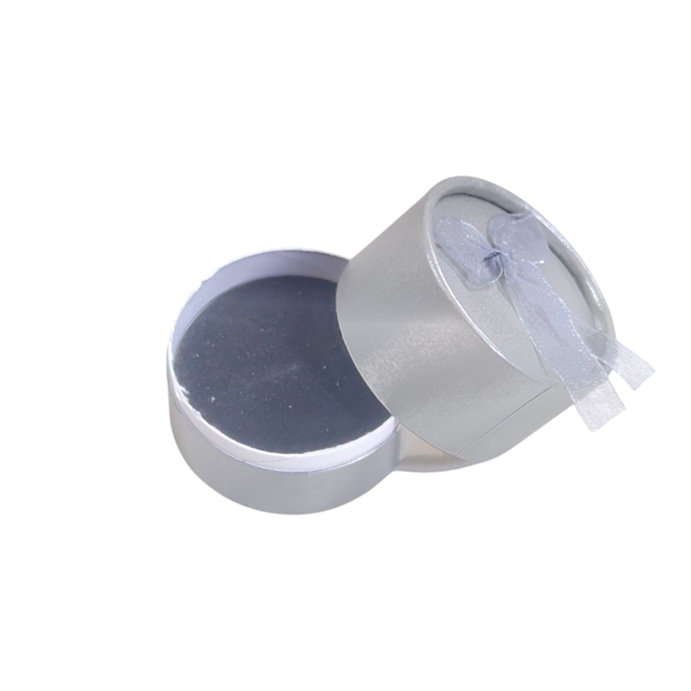 SİLİNDİR YÜZÜK KUTUSU - GRİ